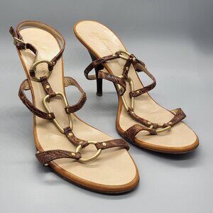 Giuseppe Zanotti Exotic Leather Sandals
